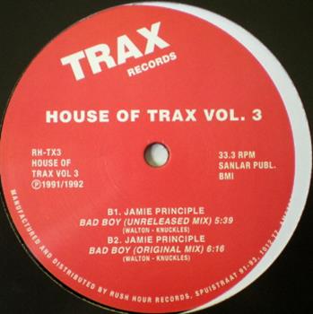 House Of Trax Vol.3 - Rush Hour/ Trax  - Rush Hour