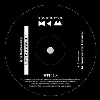 Jeremy Glenn - The Surrender EP - We Play House Recordings
