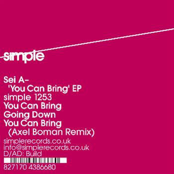 Sei A - You Can Bring EP - Simple