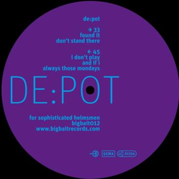 de:pot - For Sophisticated Helmsmen - Big Bait Records