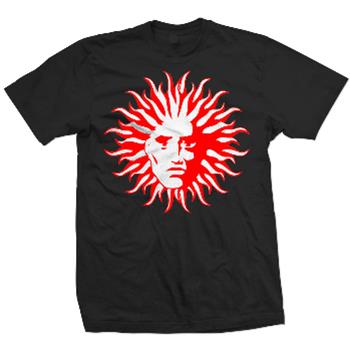 V Classic - Red on Black T-Shirt - V Recordings