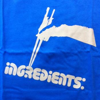 Ingredients Records T-shirt - Blue/Silver - Ingredients Records