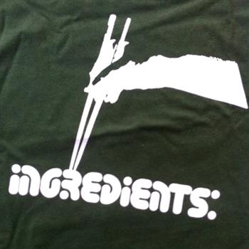 Ingredients Records T-shirt - Green/Silver - Ingredients Records