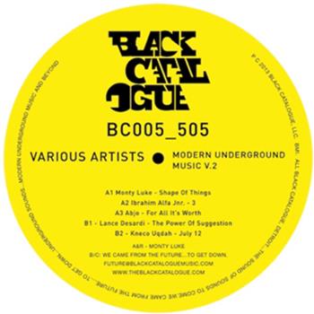 Modern Underground Music V.2 – VA - BLACK CATALOGUE