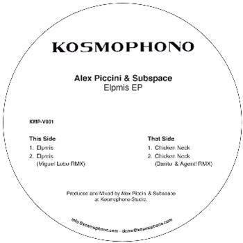 Alex Piccini & Subspace - Elpmis EP - Kosmophono Alex Piccini & Subspace - Elpmis EP - Kosmophono