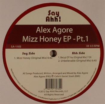 Alex AGORE - Mizz Honey EP - Say Ahh