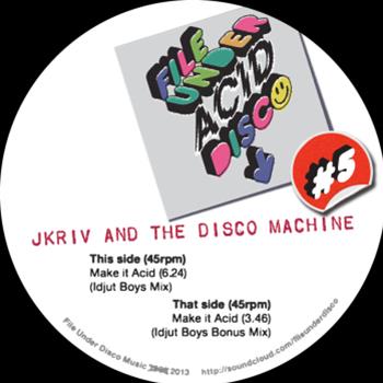 J KRIV & THE DISCO MACHINE - File Under Disco J KRIV & THE DISCO MACHINE - File Under Disco