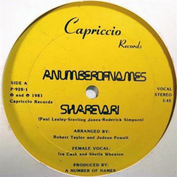 A Number Of Names - Capriccio Records