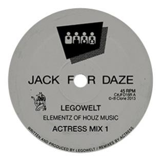 Legowelt - Elementz Of Houz Music (Actress Rmxs) - Clone Jack For Daze