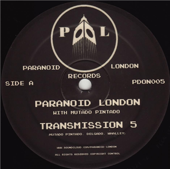 PARANOID LONDON WITH MUTADO PINTADO *REPRESS - Paranoid London Records