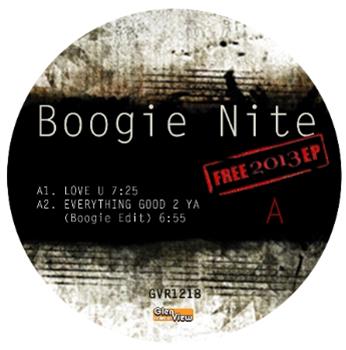 BOOGIE NITE - FREE 2013 EP - Glenview