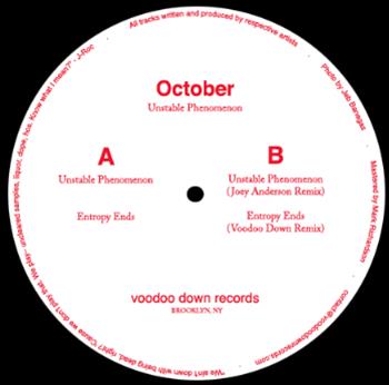 October - Unstable Phenomenon (Joey Anderson Remix) - Voodoo Down Records