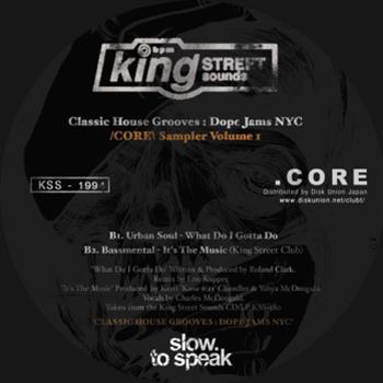 Classic House Grooves: Dope James NYC Core Sampler Vol 1 - VA - King St / Dope Jams