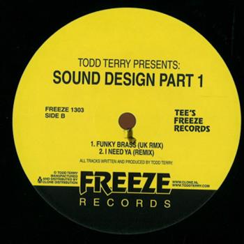 Todd Terry - Todd Terry Presents: Sound Design Part 1 - Freeze
