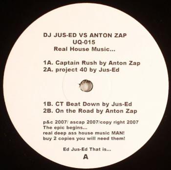 DJ Jus-Ed vs. Anton Zap - Real House Music - Underground Quality