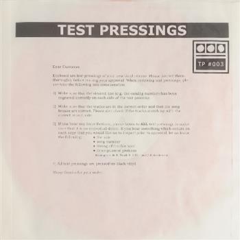 Demdike Stare - Testpressing#003 - Modernlove