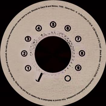 Black Booby / Gene Hunt - BLACK BOOBY Black Booby / Gene Hunt - BLACK BOOBY