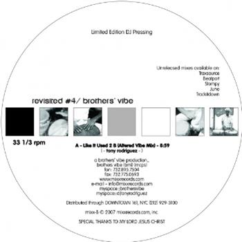 Brothers Vibe - Revisited #4 - Mixx Records Brothers Vibe - Revisited #4 - Mixx Records