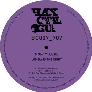 MONTY LUKE - LONELY IS THE NIGHT - BLACK CATALOGUE