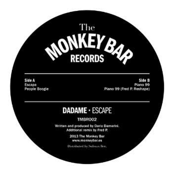 Dadame - Escape - The Monkey Bar Records