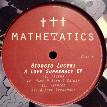 Giorgio Luceri - A Love Supremacy EP - Mathmatics Recordings