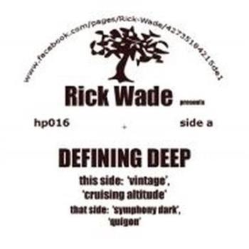 RICK WADE - DEFINING DEEP - HARMONIE PARK