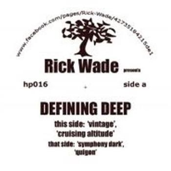 RICK WADE - DEFINING DEEP - HARMONIE PARK RICK WADE - DEFINING DEEP - HARMONIE PARK