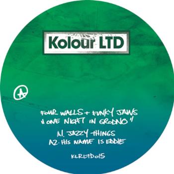 Four Walls & Funky Jaws - One Night in Grodno (12" Clear Vinyl) - Kolour LTD