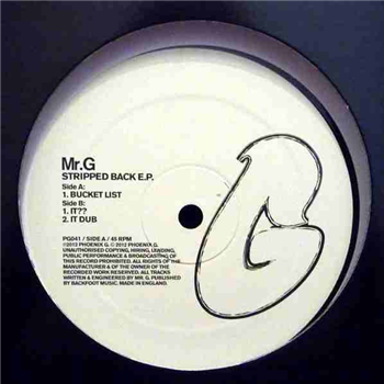 Mr. G - Stripped Back EP - Phoenix G