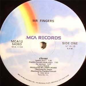 Mr. Fingers - Closer - MCA Records