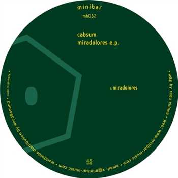 Cabsum - Miradolores EP - Minibar