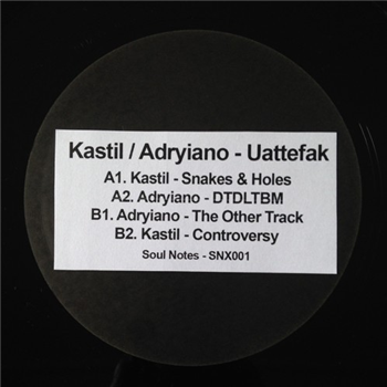 Kastil / Adryiano - Uattefak (12" coloured vinyl) - Soul Notes Recordings