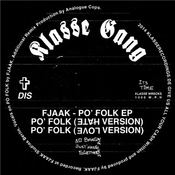 FJAAK - Po Folk EP - Klasse Wrecks