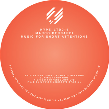 Marco Bernardi - Music For Short Attentions - hype ltd