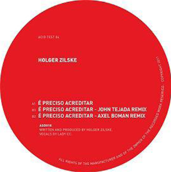 Holger Zilske - EPRECISO ACREDITAR 12" - Absurd Recordings
