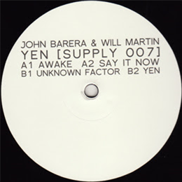 John Barera And Will Martin - Yen - Supply Records