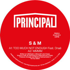 S & M feat DNAE - TOO MUCH NOT ENOUGH - Principal Records