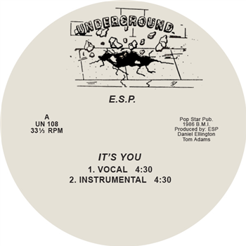 ESP - ITS YOU - UNDERGROUND ESP - ITS YOU - UNDERGROUND