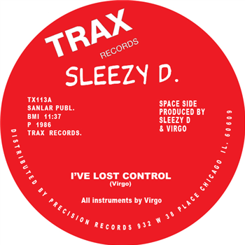 SLEEZY D (VIRGO) - IVE LOST CONTROL (Red Vinyl Repress) - Trax