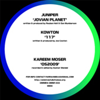 Kareem Moser (Kassem Mosse) / Juniper / Kowton - The Weekly Contract Events EP - OMINIRA Kareem Moser (Kassem Mosse) / Juniper / Kowton - The Weekly Contract Events EP - OMINIRA