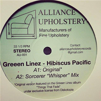 Greeen Linez - Hibiscus Pacific (12") - Alliance Upholstery Greeen Linez - Hibiscus Pacific (12") - Alliance Upholstery