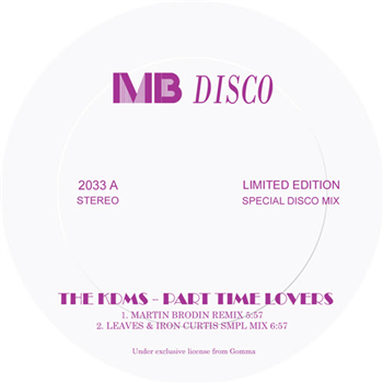 The KMDS - Part Time Lovers (Remixes) - MB Disco