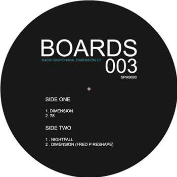 Naoki Shinohara - Dimension EP - Soul People Music Naoki Shinohara - Dimension EP - Soul People Music