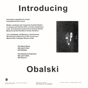 Obalski - Introducing Obalski - Public Possession