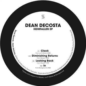 Dean DeCosta - Heimfallen EP - Styrax Records