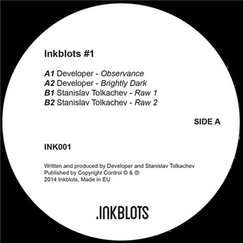 Developer / Stanislav Tolkachev - Inkblots #1 (12" White Vinyl) - Inkblots