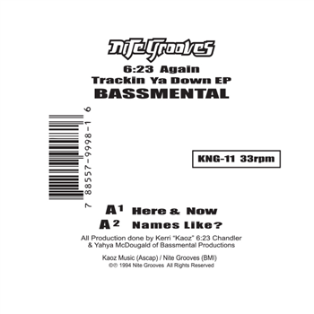 Bassmental (Kerri Chandler) – 6:23 Again Trackin Ya Down - NITE GROOVES Bassmental (Kerri Chandler) – 6:23 Again Trackin Ya Down - NITE GROOVES