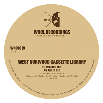 West Norwood Cassette Library - Missing You EP - WNCL Recordings