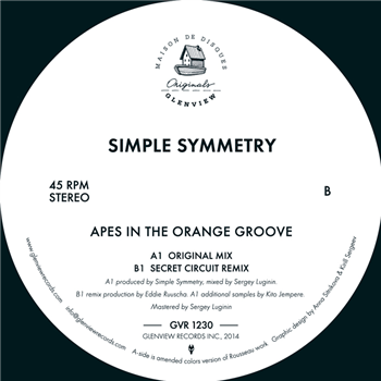 Simple Symmetry - Apes In The Orange Groove - GLENVIEW RECORDS