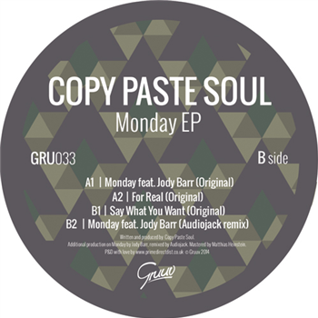 Copy Paste - Soul Monday EP - GRUUV Copy Paste - Soul Monday EP - GRUUV